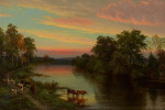 800px-John_Frederick_Kensett,_Sunset_with_Cows,_1856__Oil_on_canvas,_Emily_Dickinson_Museum