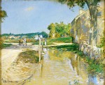 Frederick-Childe-Hassam-xx-A-Country-Road-xx-Private-Collection