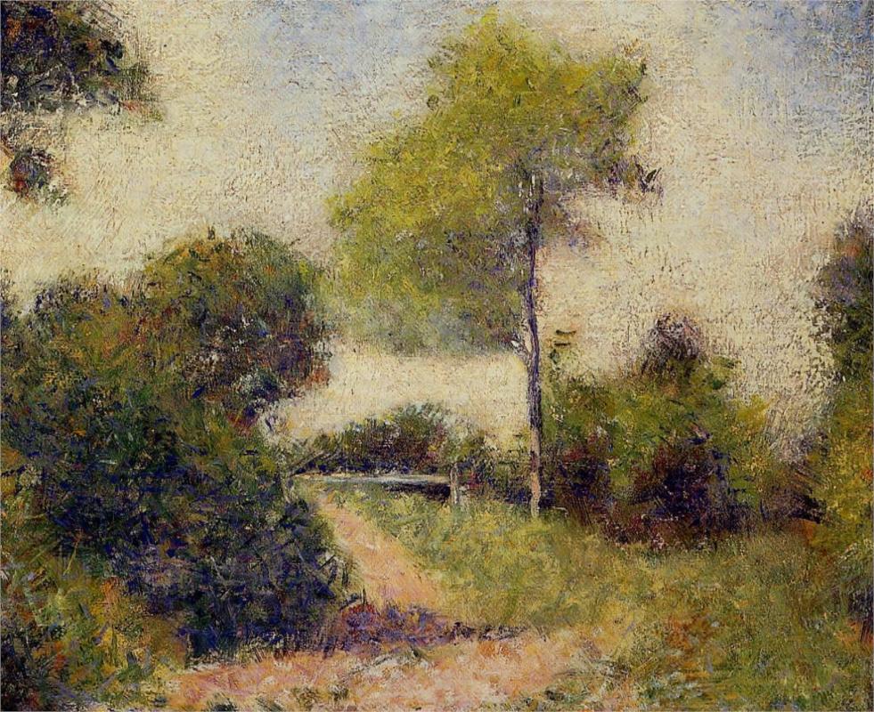 The-Hedge-also-known-as-The-Clearing-by-seurat-1882.jpg
