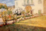 William Merritt Chase - A Florentine Villa